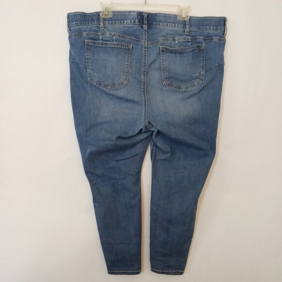 Torrid Womens Bombshell Skinny Jeans Premium Stretch High Rise Med. Wash Size 24 - Picture 4 of 9